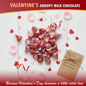 Seasonal gift baskets featuring Candylish Snoopy Valentine candy.