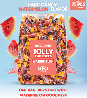 Individually wrapped Candylish Watermelon Jolly Ranchers for easy sharing