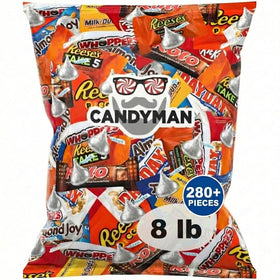 CANDYMAN 8 lb assorted chocolates bulk pack for sharing at parties