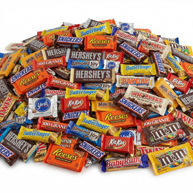 Candyman bulk assortment of chocolates for parties, stocking, or candy jars.