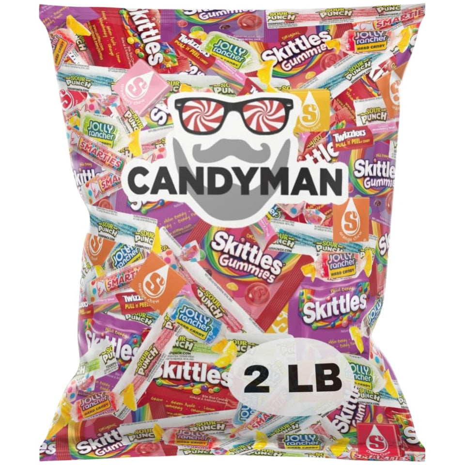 Candyman candy variety pack 2lb bulk for vibrant party favors.