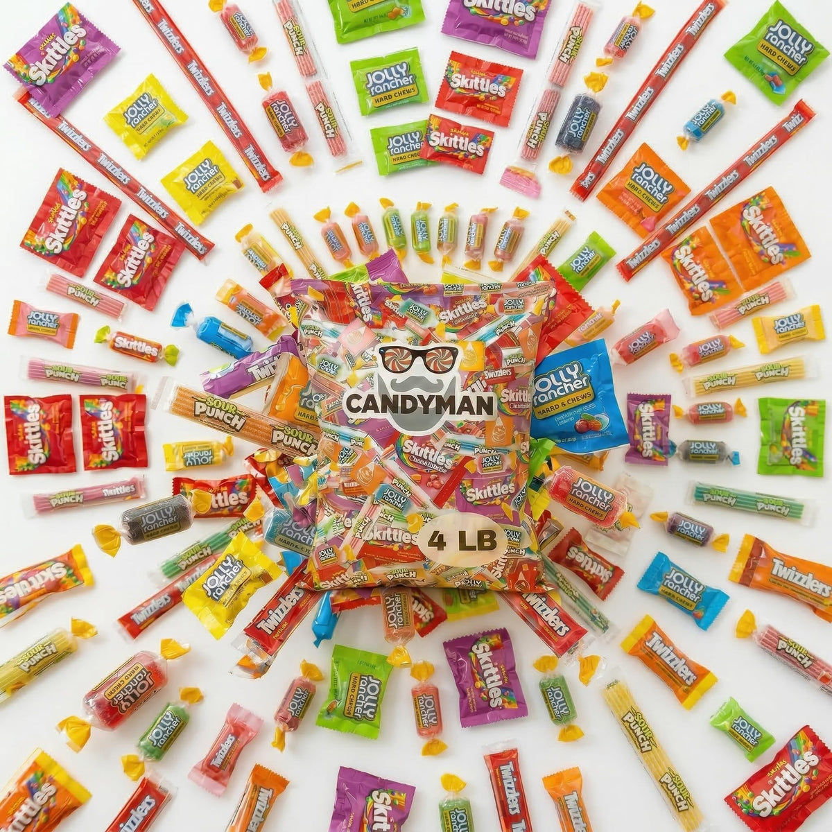 CANDYMAN colorful candy buffet ideas at parties and events