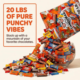 Candyman everyday snacking chocolate variety in a bulk bag.