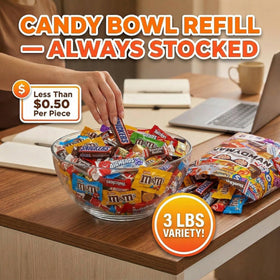 CANDYMAN holiday candy bowl setup, festive mix for gatherings