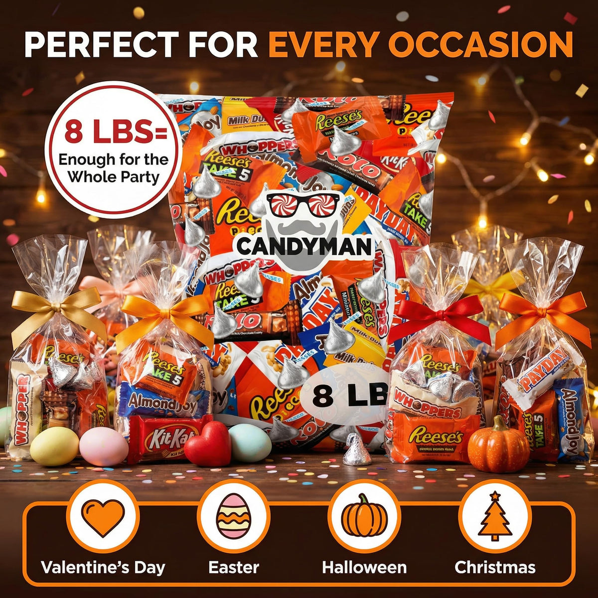 CANDYMAN bulk chocolates for office snack bowls and sharing