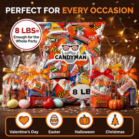 CANDYMAN bulk chocolates for office snack bowls and sharing