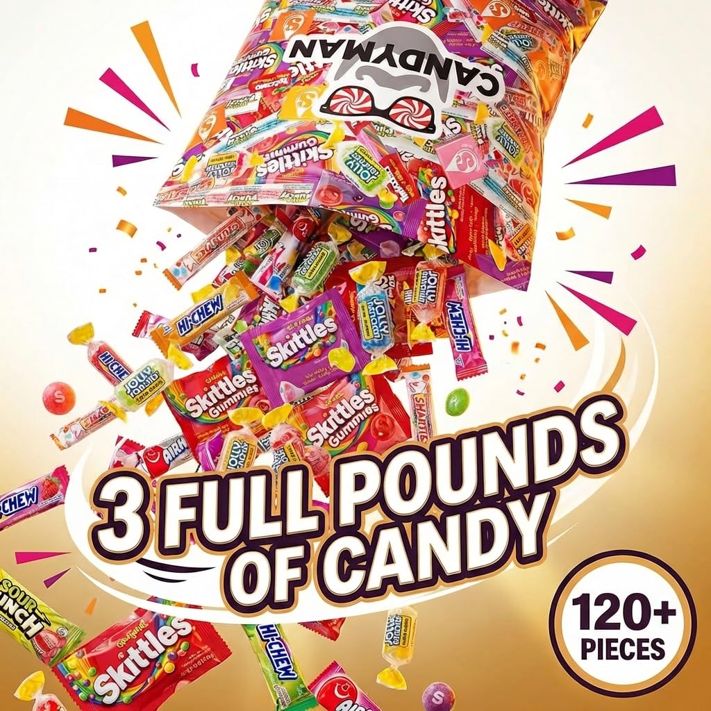 Candyman party-favor candies brighten birthdays and holiday tables