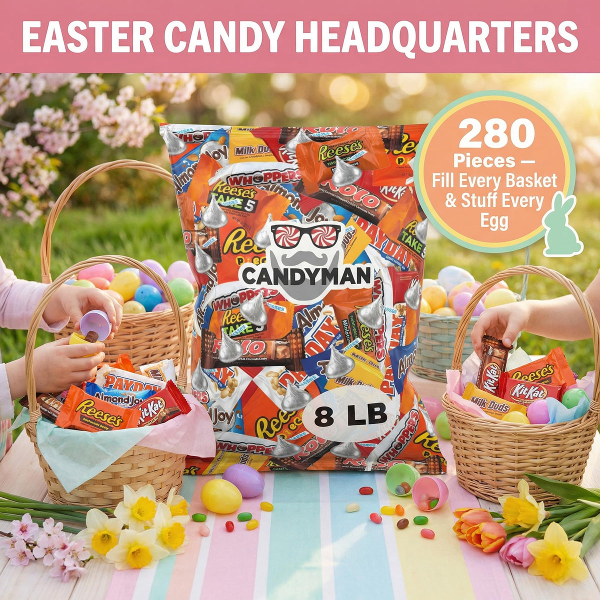 CANDYMAN shipping packaging with ice packs to prevent melting in transit