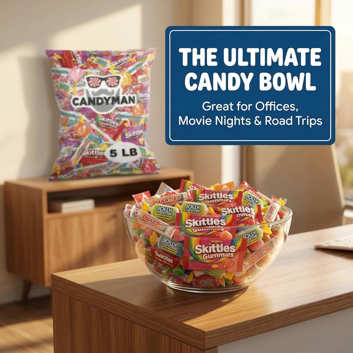 Candyman weather-aware shipping packaging, insulated with ice packs when needed.