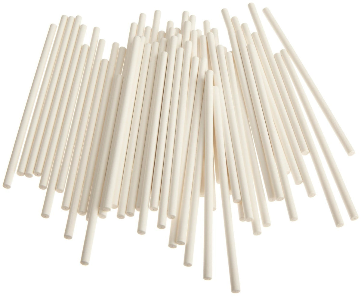 Candy Molds N More Sucker Lollipop Sticks provide sturdy 4.5 inch support for pops