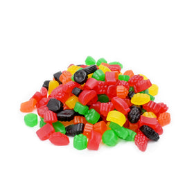 Candy Retailer Giant Jujy's chewy fruit candies in a resealable pouch for on-the-go snacking.