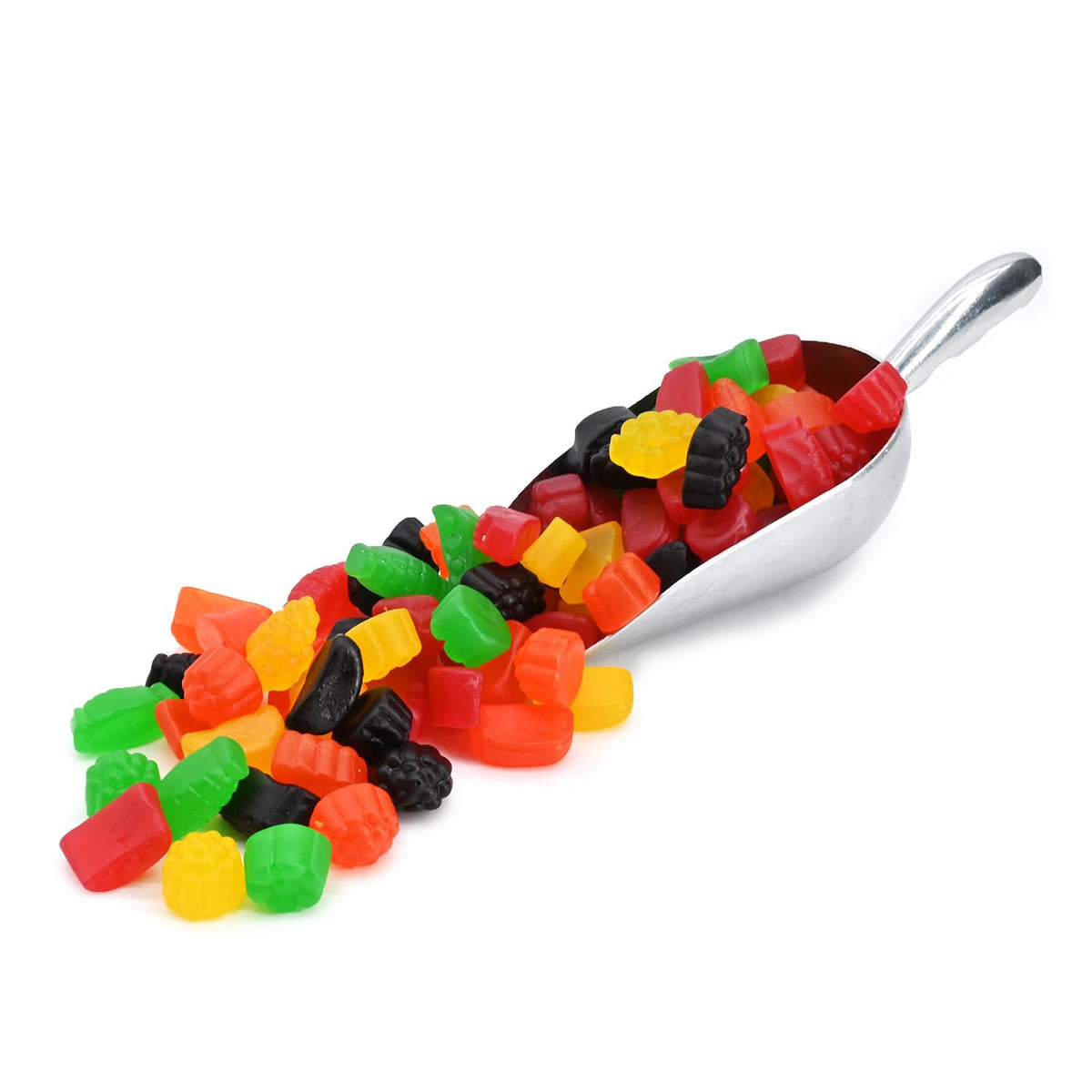 Candy Retailer Giant Jujy's bright fruit shapes invite playful snacking moments.