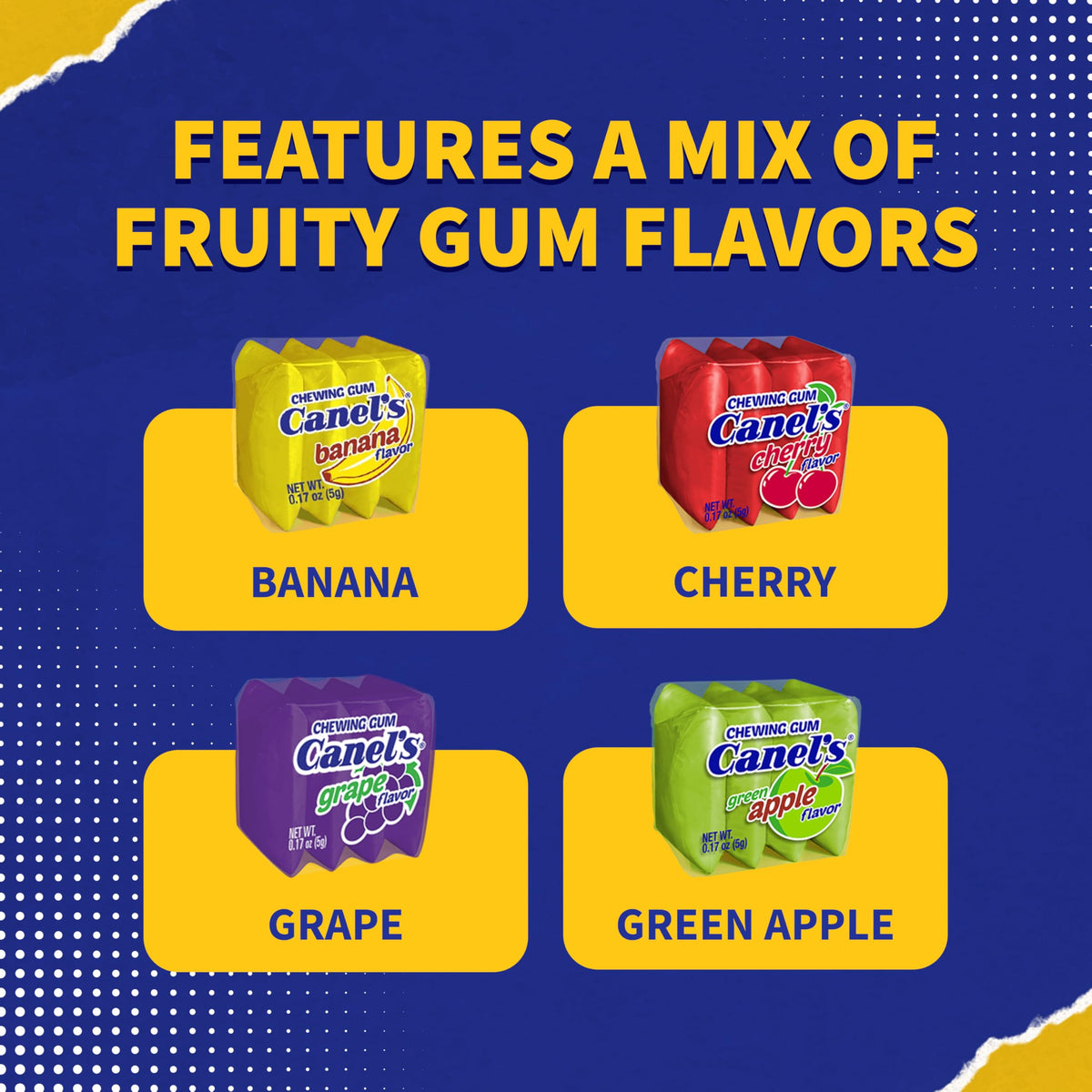 Canel's four-piece packs designed for easy on-the-go flavor moments