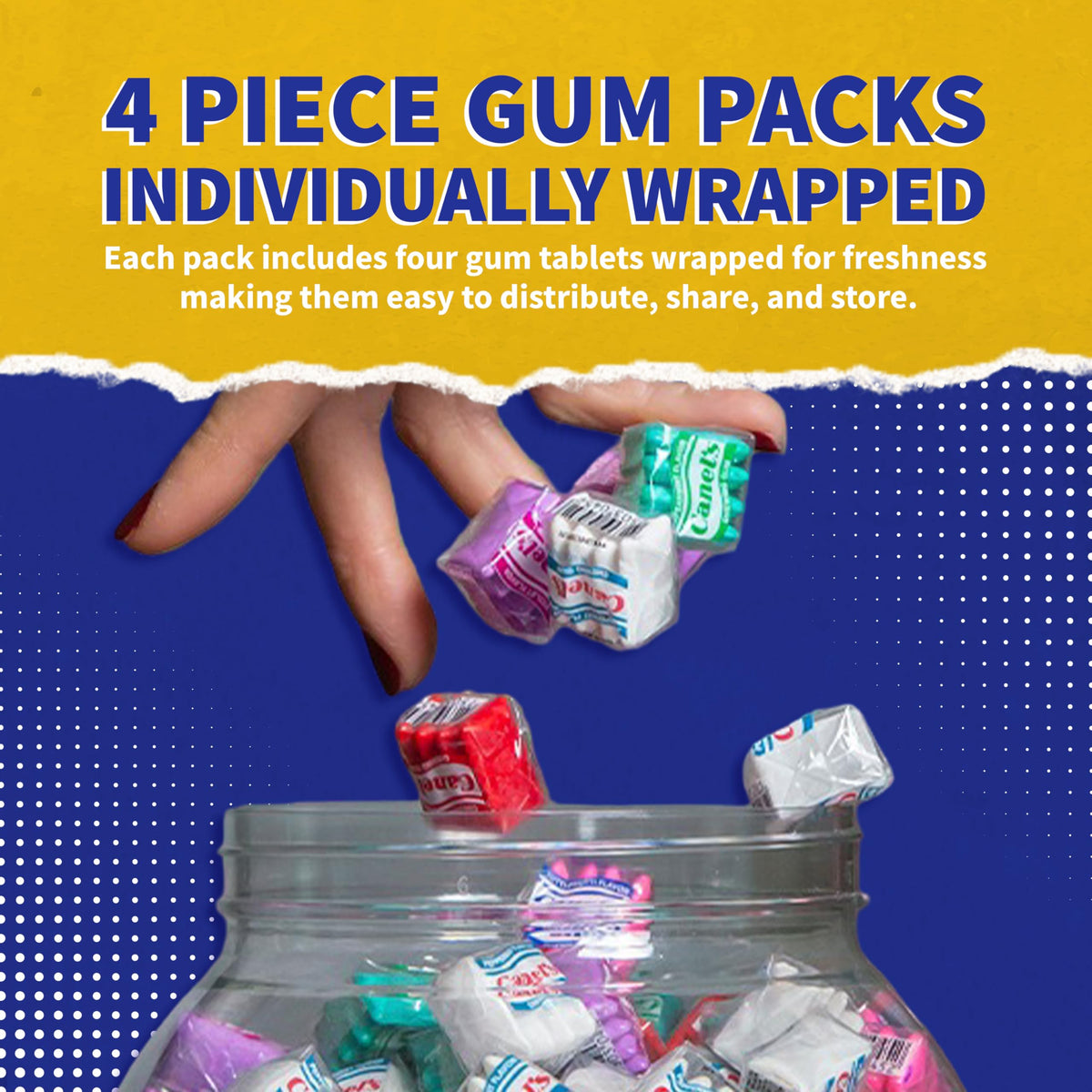 Canel's breath-freshening gum pack on the go ideal for errands and meetings