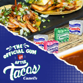 Canel's flavor variety including blueberry and mint captivates taste buds during breaks