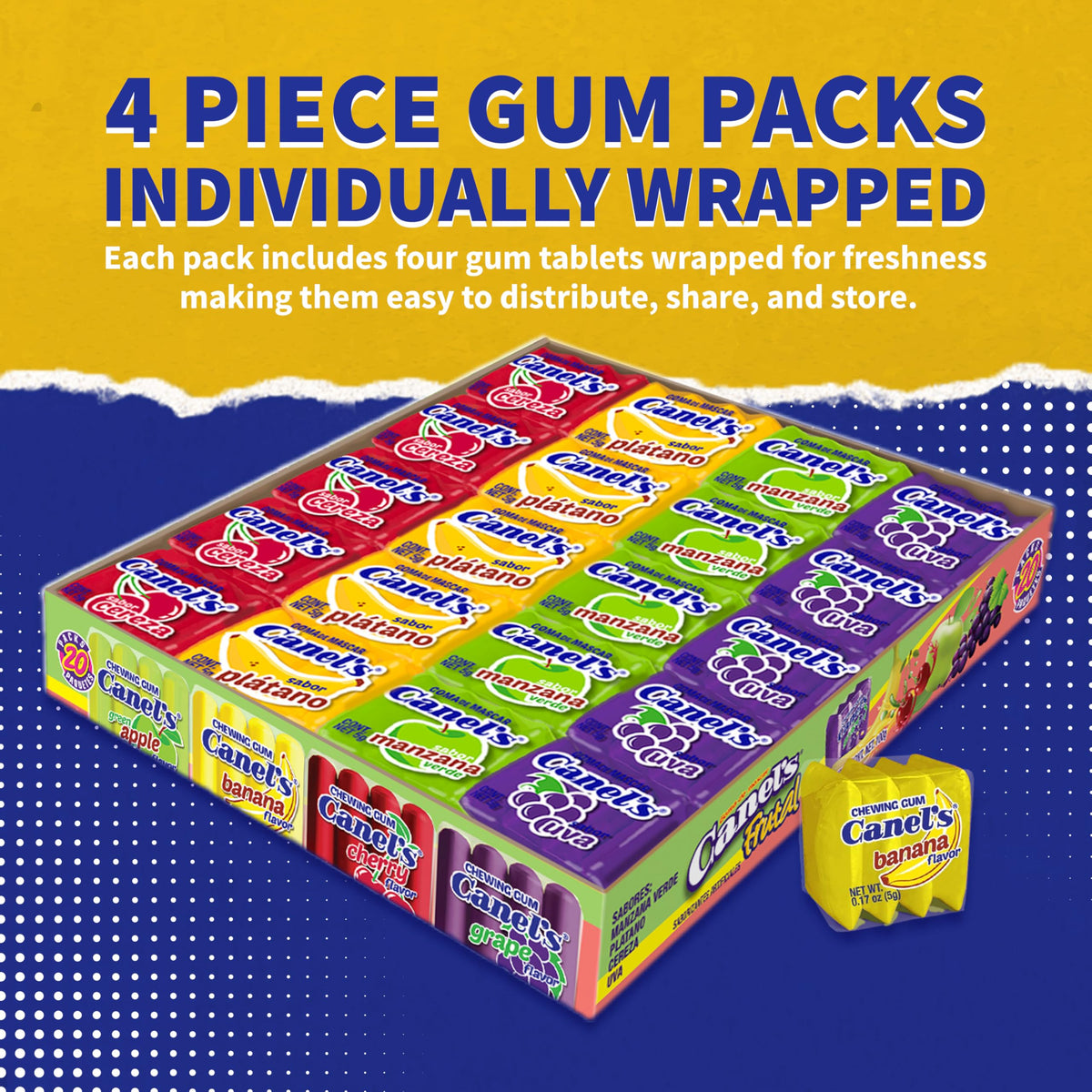 Canel's Grapes gum delivering juicy flavor in travel-friendly form