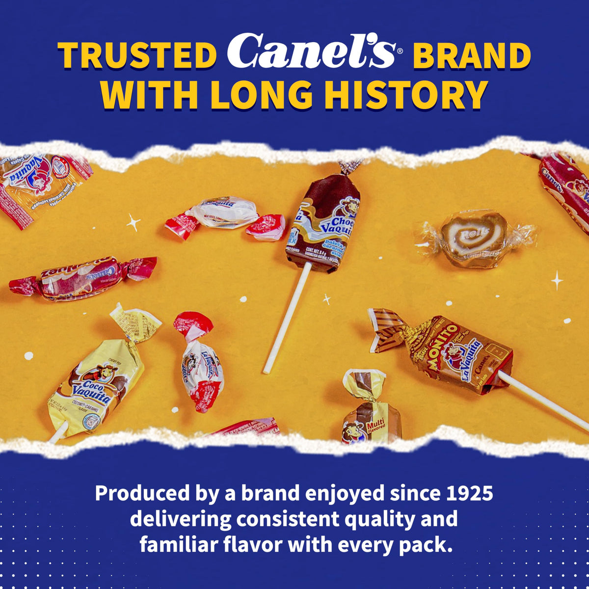 Canel's La Vaquita mixed candy assortment in a 2.0 lb bag.