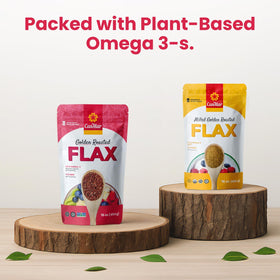 CanMar flaxseeds kitchen-scene demonstrates versatile uses in cooking and meal prep.
