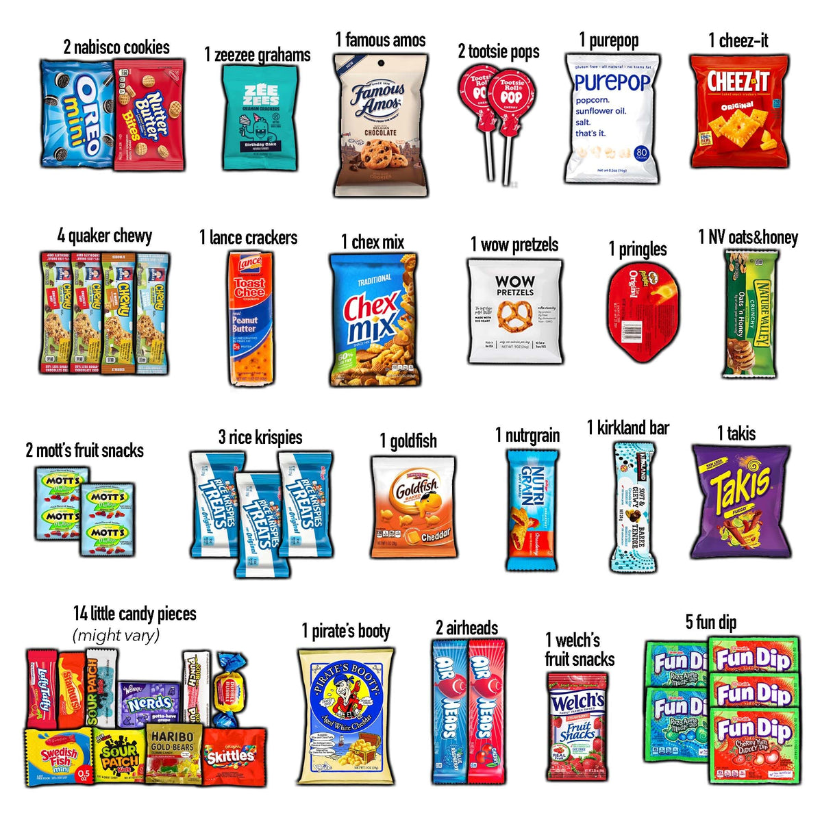 CANOPY SNACKS BiteBox 45-count box ideal for college care packages