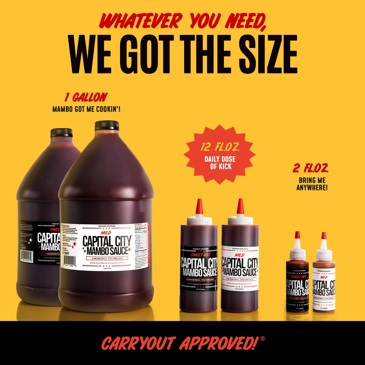 Capital City Mambo Sauce mild-glaze — sweet tang balance for marinades.