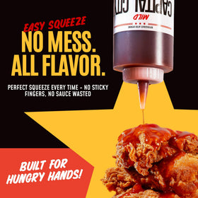 Capital City Mambo Sauce sweet-hot-glaze — adds spicy kick to favorites.
