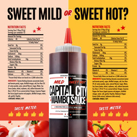 Capital City Mambo Sauce wings-dipping — ideal for dipping and finger foods.