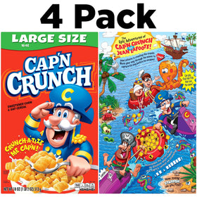Cap'n Crunch Original cereal in a bowl, ready for breakfast or snack.