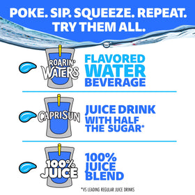 Capri Sun Roarin' Waters 40-count bulk pack for family hydration.