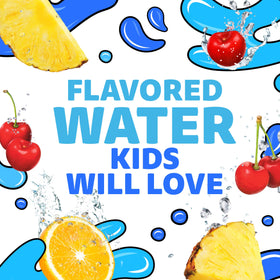 Capri Sun Roarin' Waters Tropical Punch served in a cold glass.