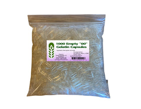 Capsule Connection 00-size capsules in a front view, ideal for bulk formulation