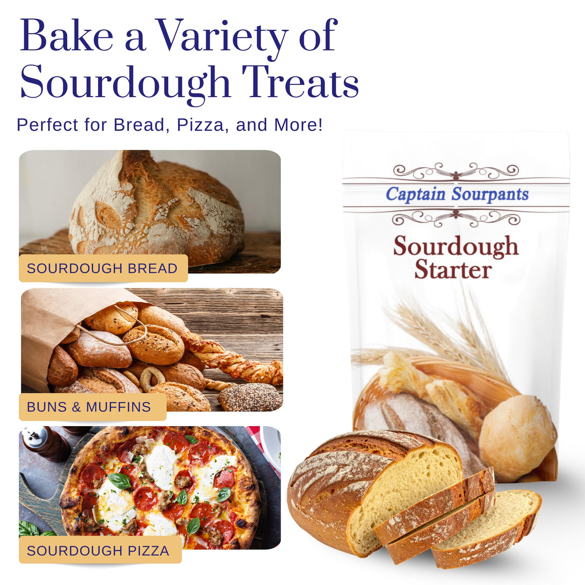 Captain Sourpants bread loaf close-up highlights tangy flavor and steady rise.