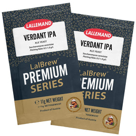 CAPYBARA LalBrew Verdant IPA sachets ready for home brewing and pitching.