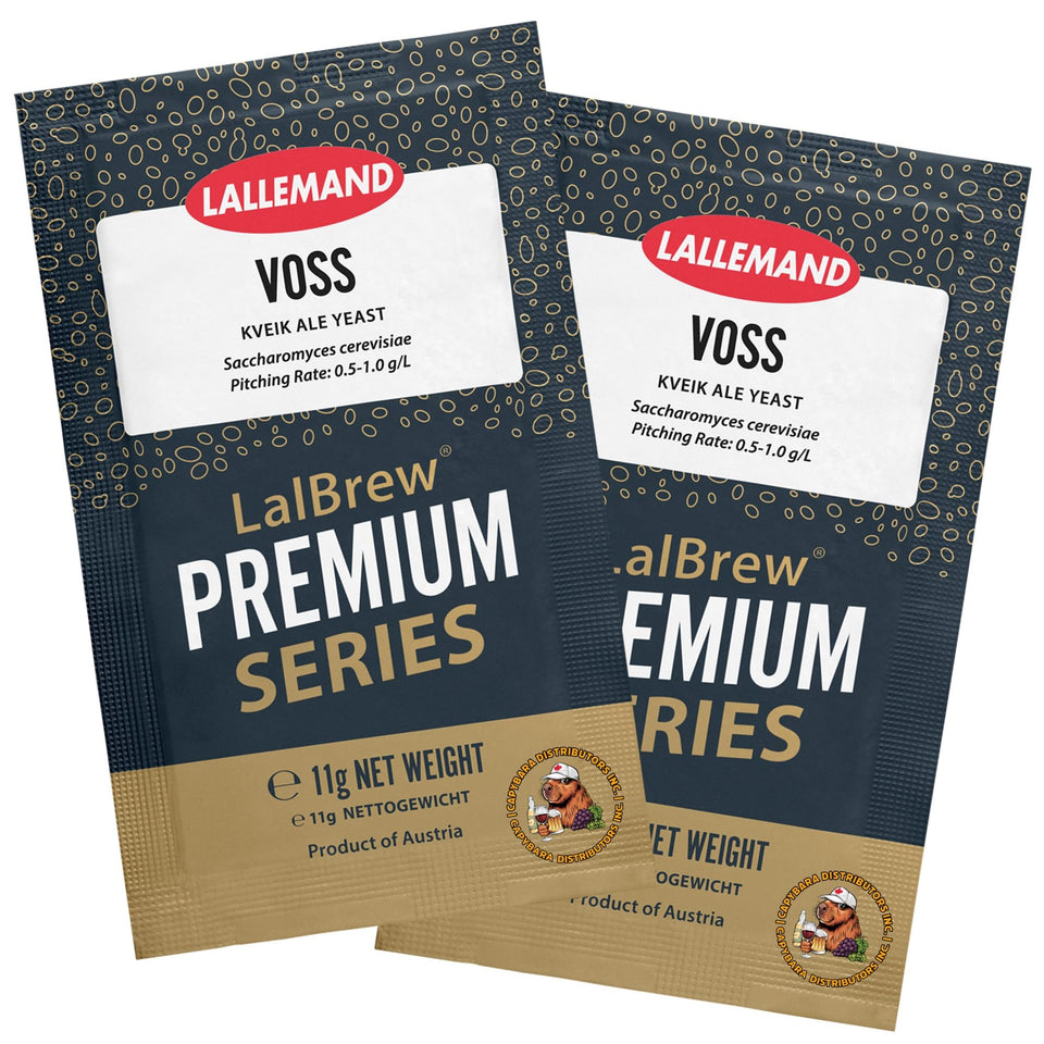 CAPYBARA LalBrew VOSS Kveik yeast sachet 11 g for home brewing.
