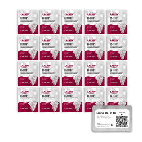 CAPYBARA Lalvin EC-1118 20-pack image, reliable base for sparkling fermentation.