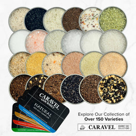 Caravel Gourmet salt sampler gift box ready for gifting and culinary exploration