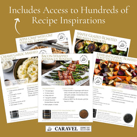 Caravel Gourmet reusable tin with wooden spoon enhances gifting presentation