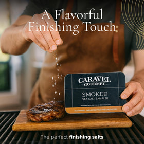 Caravel Gourmet smoked onion & garlic salt elevates roasts and roasted vegetables