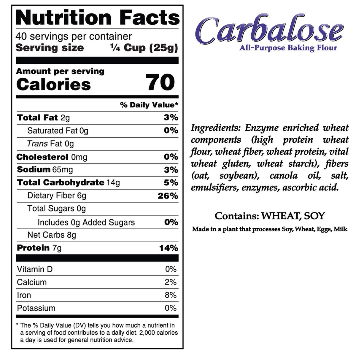 Carbalose flour on the kitchen counter ready for versatile low-carb recipes.