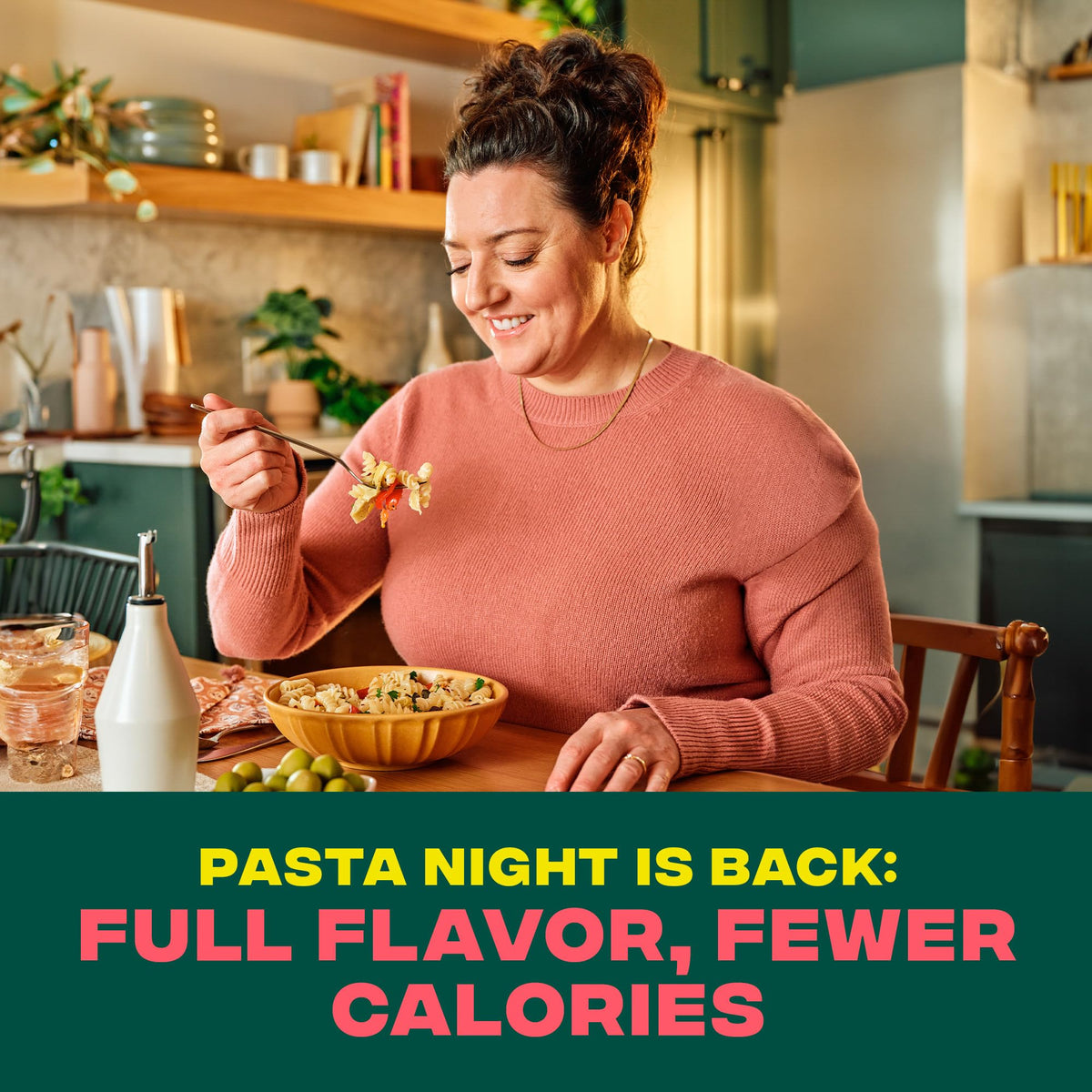 Vital wheat gluten and modified wheat starch in Carbe Diem Rotini.