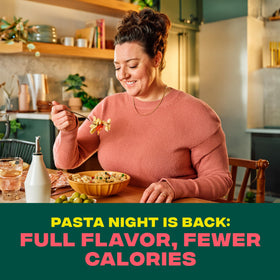 Vital wheat gluten and modified wheat starch in Carbe Diem Rotini.