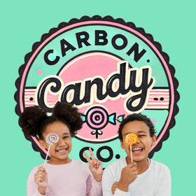 Carbon Candy Co branded bulk pack featuring clear labeling for easy stocking