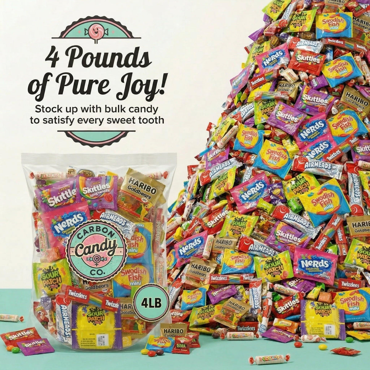 Pinata candy mix from Carbon Candy Co ready for celebration use