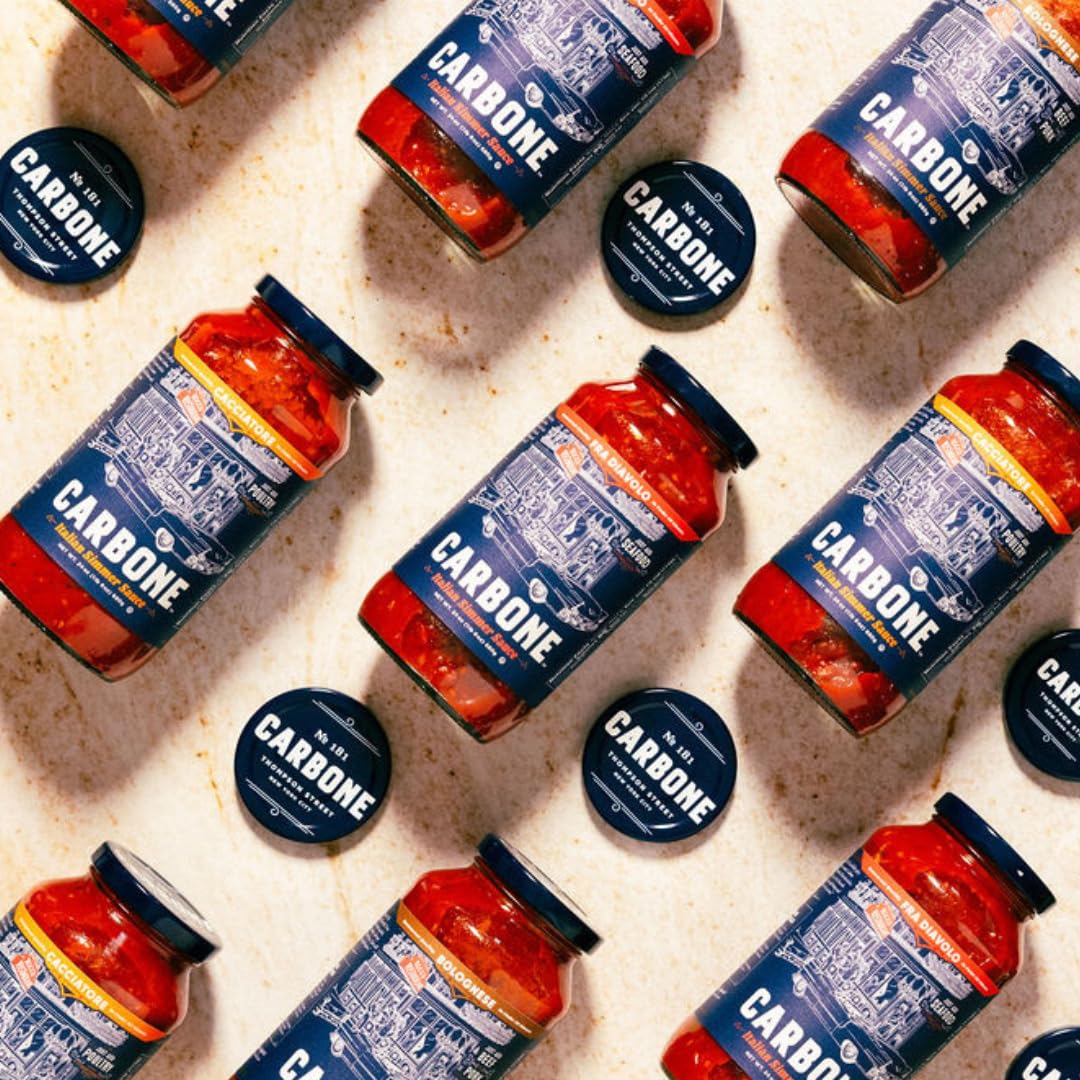 Carbone label close-up highlighting clean ingredients and non-GMO claim.