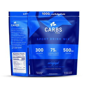 Carbs Fuel Original 1000g tub front view for endurance hydration