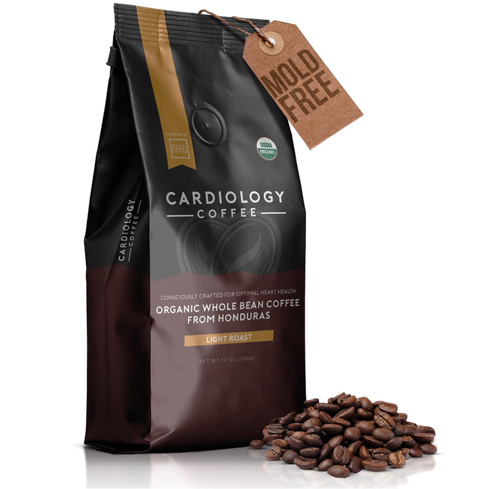 Cardiology Coffee whole bean bag for a fresh daily ritual with antioxidant-rich flavor