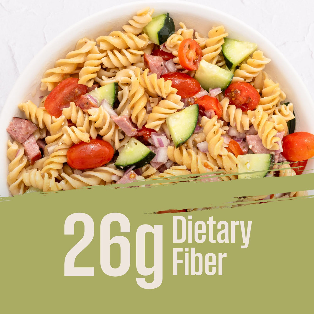 Care Free Kitchen Rotini plain meal prep ready image, simple weeknight protein option.