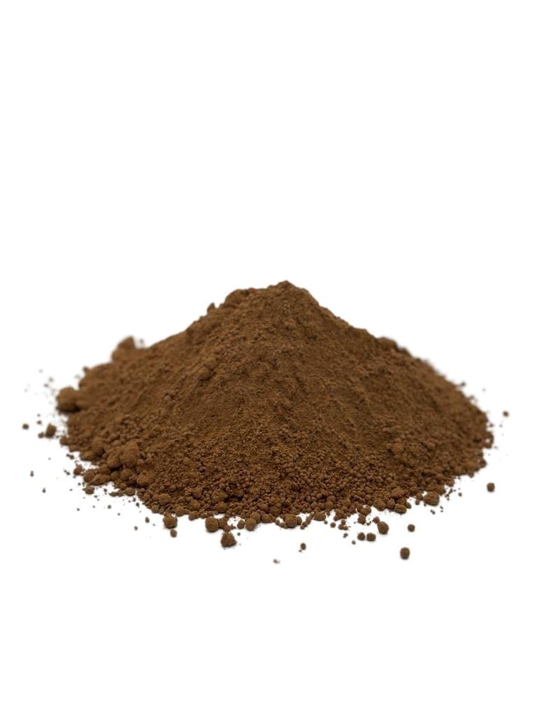 Caribbean Coastal Delights raw cacao powder in a jar, 1 lb, antioxidant-rich