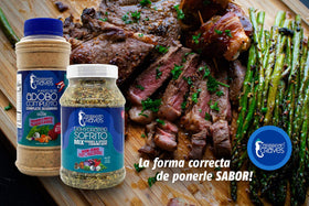 Caribbean Craves dehydrated sofrito mix jar with no artificial coloring.