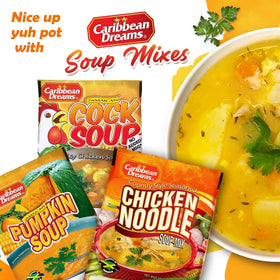 Caribbean Dreams Cock Soup Ingredients highlight fresh spices and authentic aroma.