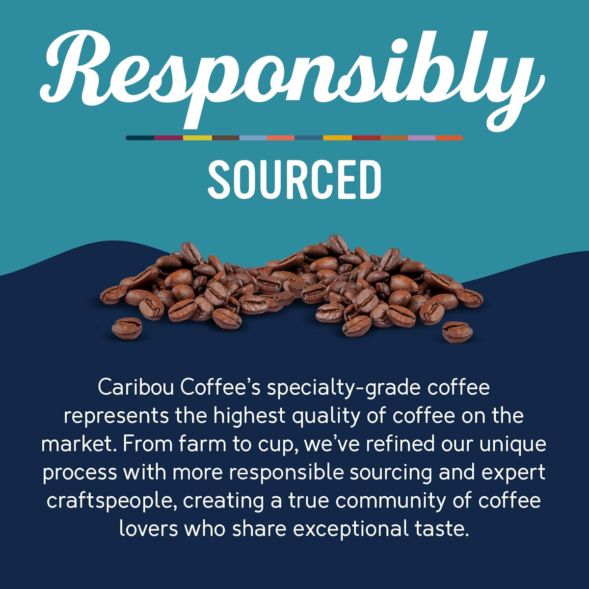 Caribou Coffee caramel-flavored notes provide a smooth, medium-bodied cup.